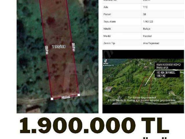 Abana, Kastamonu içerisinde satılık Arsa