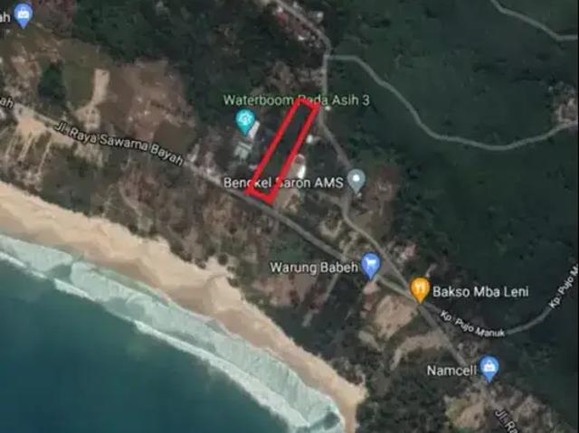 Tanah dijual di Bayah, Lebak