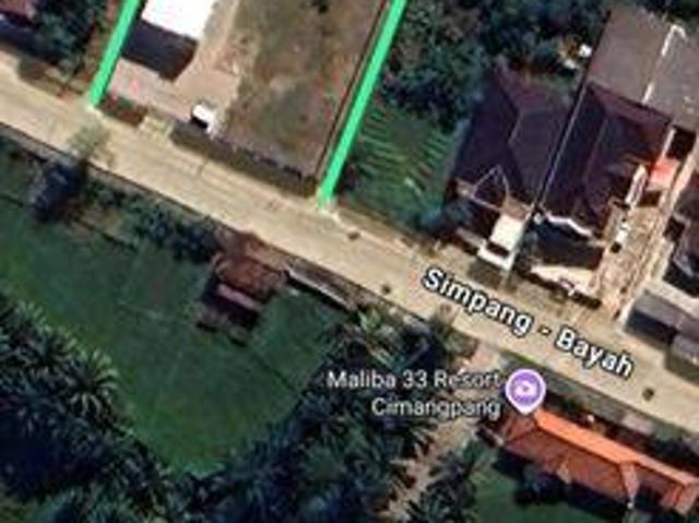 Tanah dijual di Bayah, Lebak