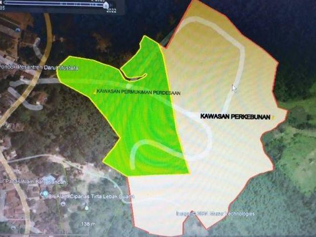 Tanah dijual di Lebak