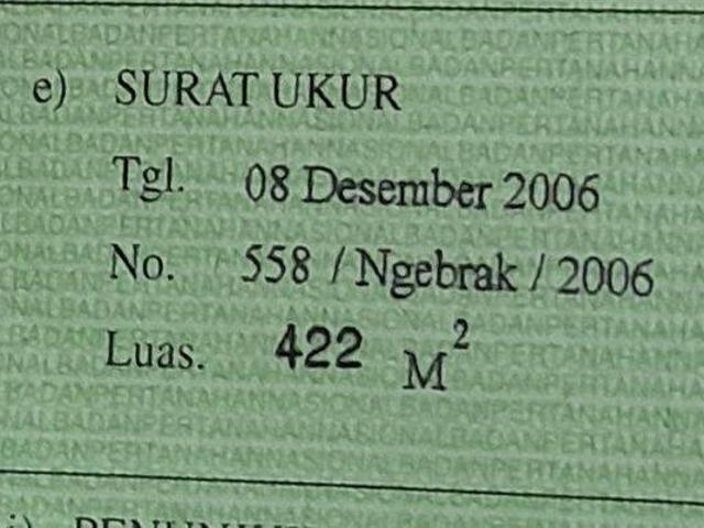 Tanah dijual di Gampengrejo, Kediri