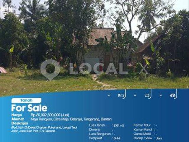 Tanah dijual di Maja, Lebak