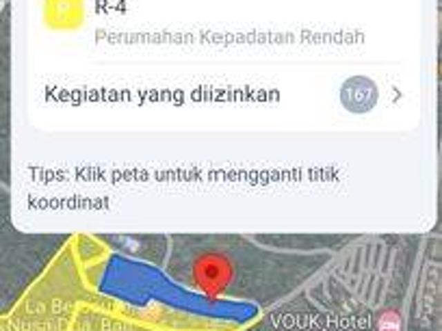 Tanah dijual di Nusa Dua, Badung