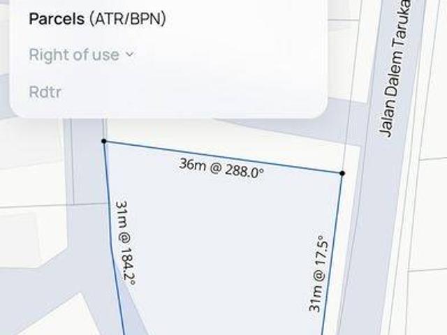 Tanah dijual di Nusa Dua, Badung