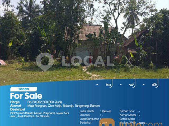 Tanah dijual di Lebak