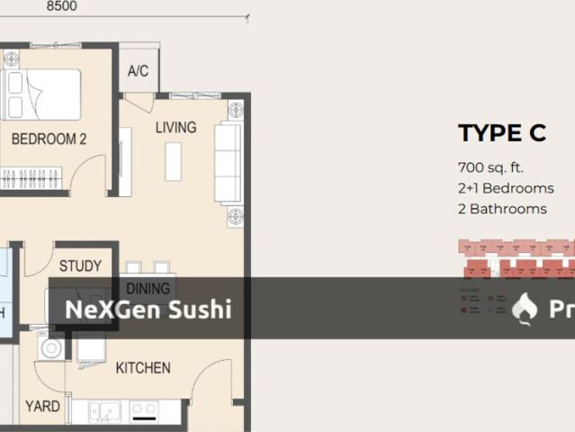 Serviced Residence for rent in Tanjong Sepat, Selangor