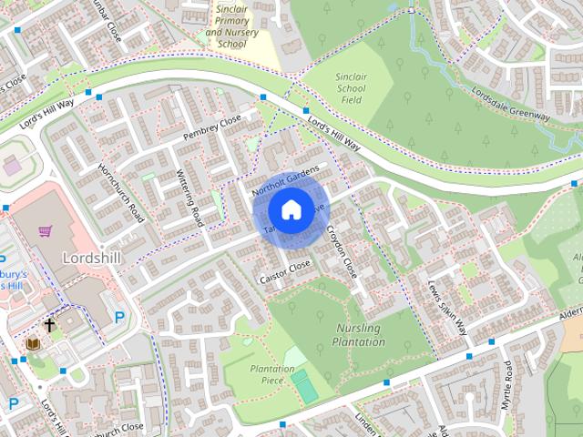 House for rent in Lordshill, City Of Southampton