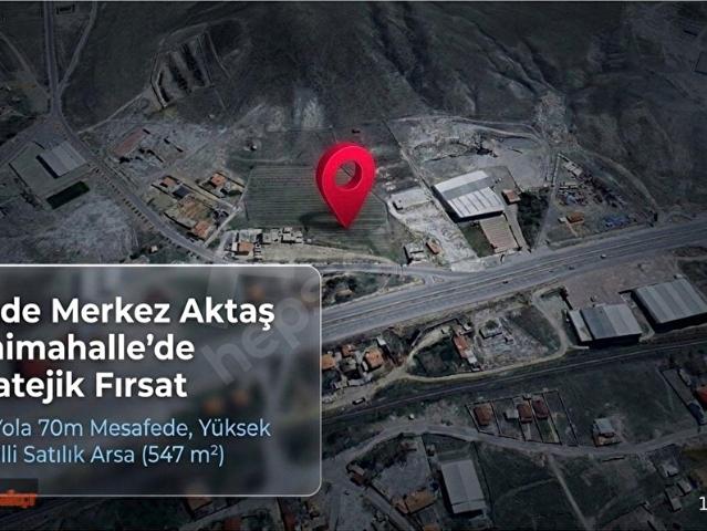 Yeni Mahalle, Niğde Merkez içerisinde satılık Arsa