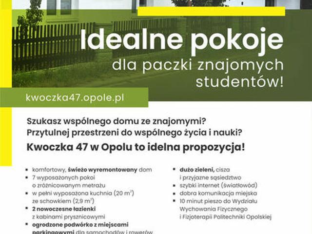 Pokój do wynajęcia w Opole, Opolskie