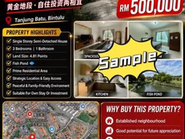 Residential House for sale in Bintulu