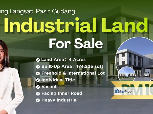 Warehouse for sale in Pasir Gudang, Johor