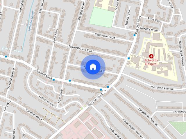 Apartment for rent in Tolworth, Greater London
