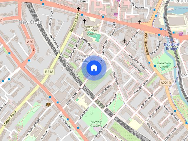 Apartment for rent in London Borough of Lewisham, New Cross