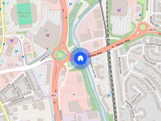 Apartment for rent in Loundsley Green, East Midlands