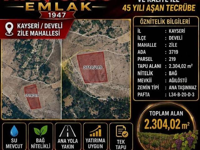 Develi, Kayseri içerisinde satılık Arsa
