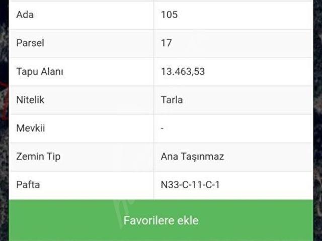 Tarsus, Mersin içerisinde satılık Arsa