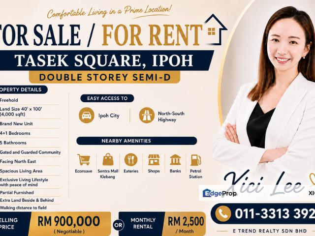 House for rent in Perak, Tanjong Ipoh