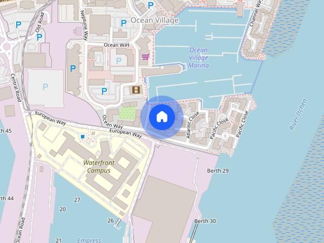 Apartment for rent in Ocean Village, Southampton