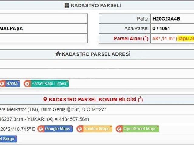 Mustafakemalpaşa, Bursa içerisinde satılık Arsa