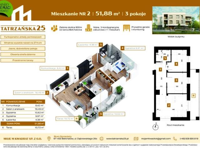 Mieszkanie na sprzedaż w Bełchatów, Łódzkie