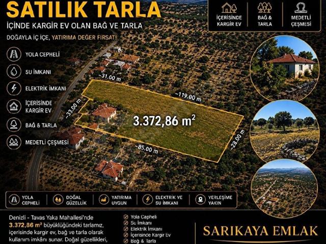 Yaka, Tavas içerisinde satılık Arsa