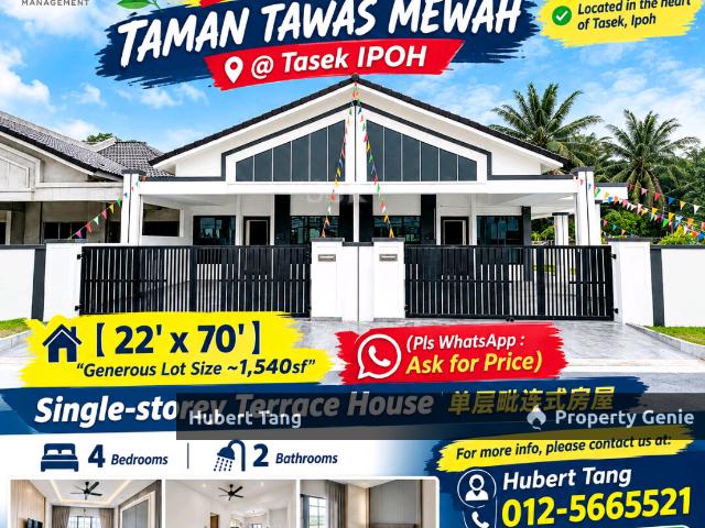 Terraced House for sale in Taman Bertuah, Majlis Bandaraya Ipoh