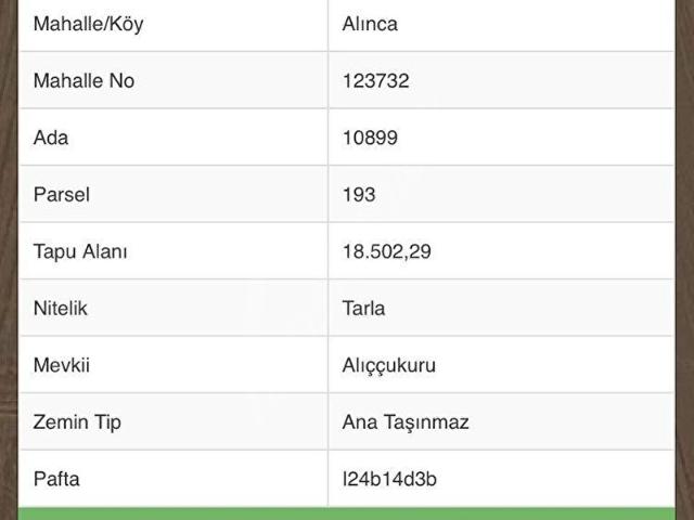 Alınca Mahallesi, Tepebaşı içerisinde satılık Arsa