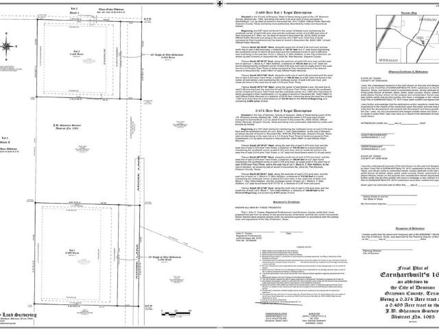 Land for sale in Denison, Texas