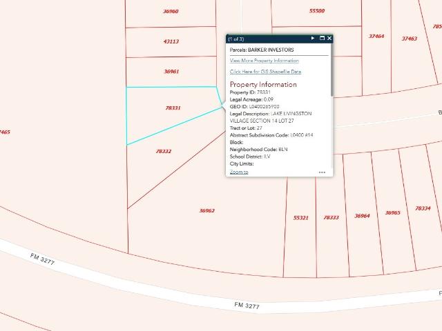 Land for sale in Polk, Texas