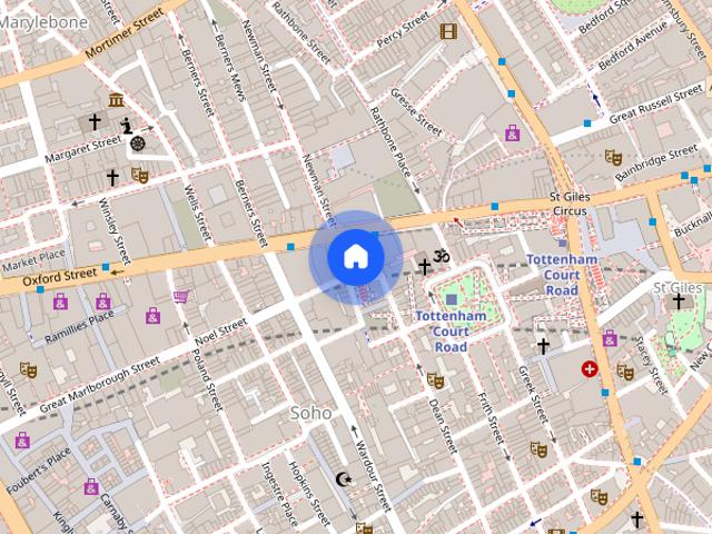 Apartment for rent in Soho, Greater London