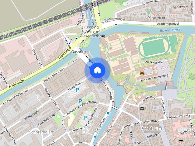 Studio te huur in Centrum, Breda