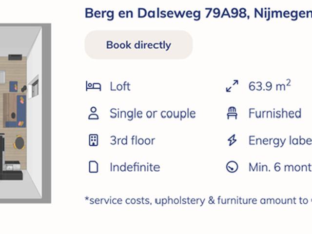 Appartement te huur in Nijmegen, Gelderland