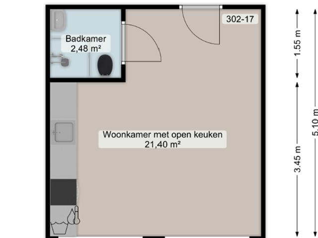 Appartement te huur in Europapark, Groningen
