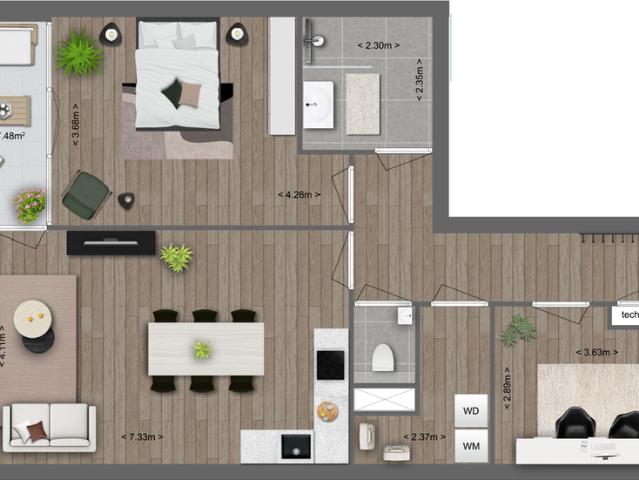 Appartement te huur in Noord, Breda