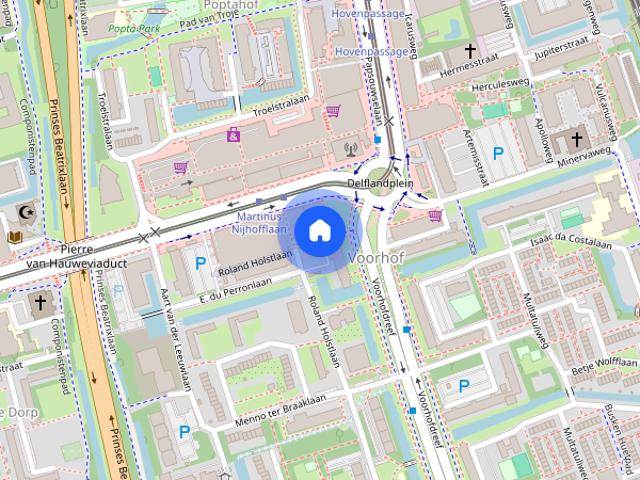 Appartement te huur in Voorhof, Delft