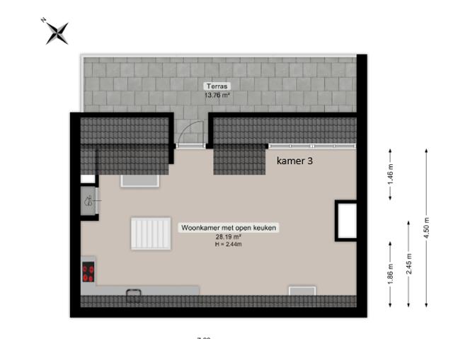 Kamer te huur in Korrewegwijk, Groningen