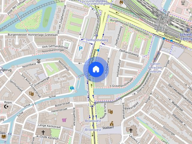 Appartement te huur in Schiedam, Zuid Holland