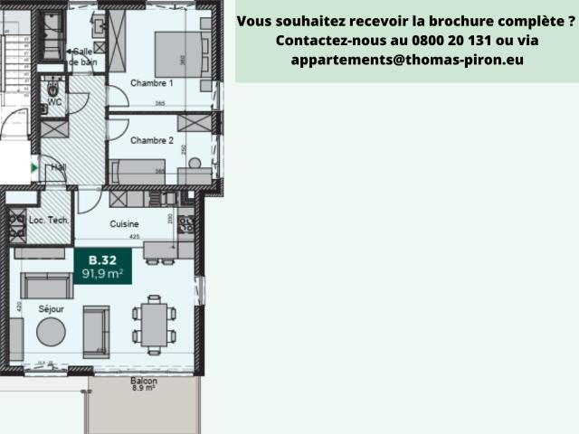 Appartement vente à Hannut, Wallonie