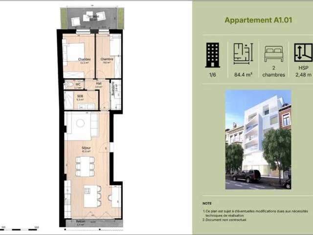 Appartement vente à Centre, Liège