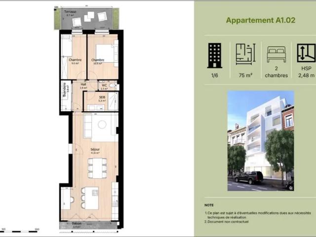 Appartement vente à Centre, Liège