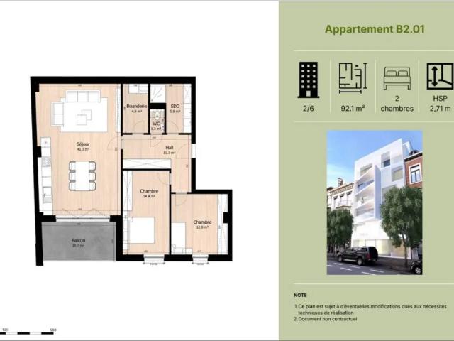 Appartement vente à Centre, Liège