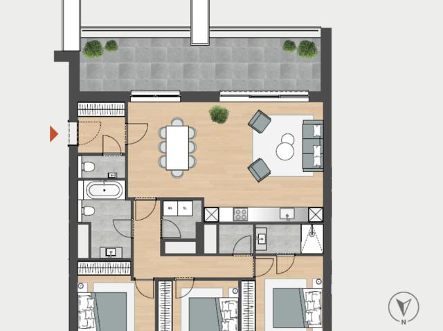 Penthouse vente à Liège, Wallonie