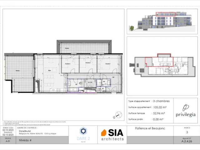 Penthouse vente à Liège, Wallonie