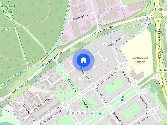House for rent in Great Linford, Milton Keynes