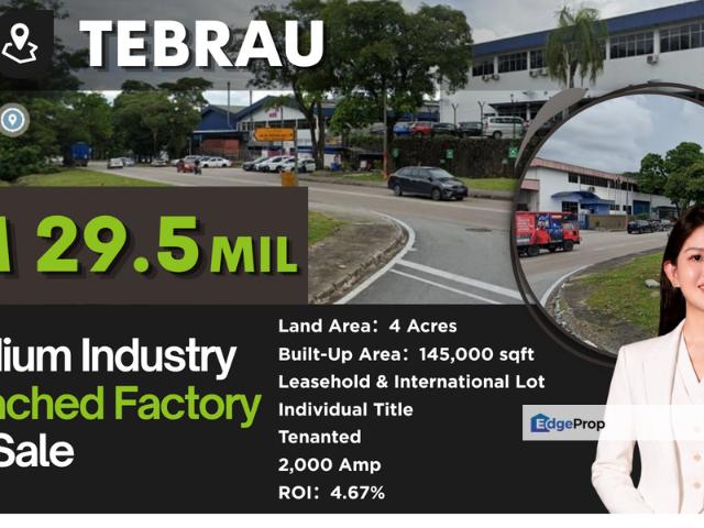 Warehouse for sale in Johore Bahru, Johor