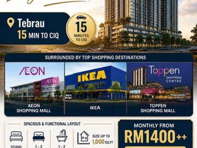 Serviced Residence for sale in Johore Bahru, Johor