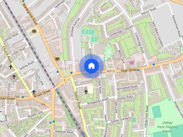 Apartment for rent in Strawberry Hill, Greater London