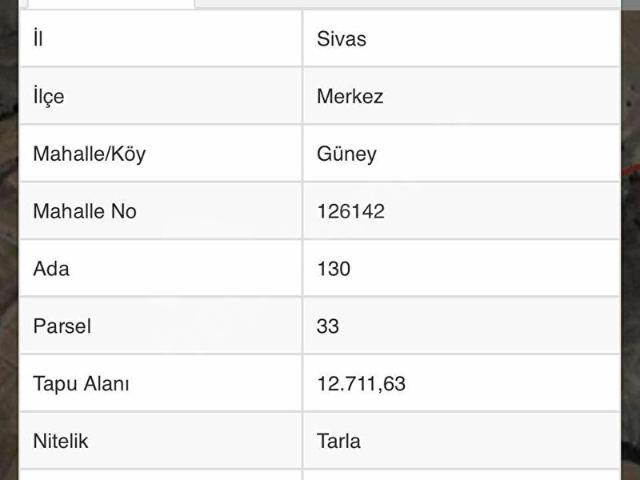 Sivas Merkez, Sivas içerisinde satılık Arsa