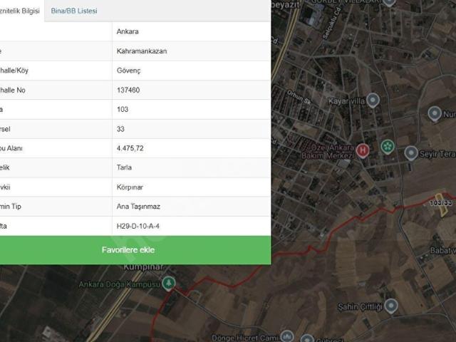 Kazan, Ankara içerisinde satılık Arsa