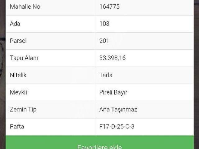 Malkara, Tekirdağ içerisinde satılık Arsa